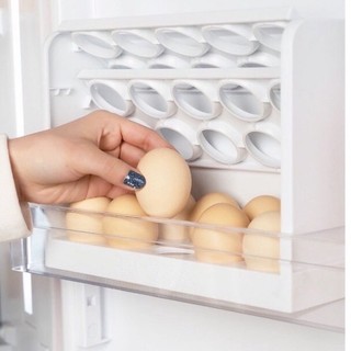 [Tổng Kho] Khay đựng trứng 3 tầng 30 quả gọn gàng ngăn lắp, tiết kiệm không gian