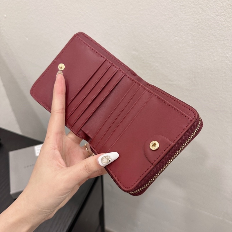 VÍ CK NẮP GẬP ĐỎ- ĐEN