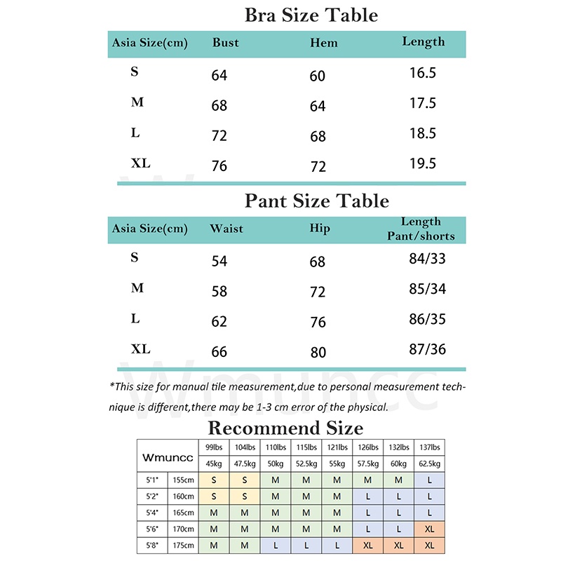 Wmuncc Set Đồ Thời Trang Năng Động Trẻ Trung Cho Nữ