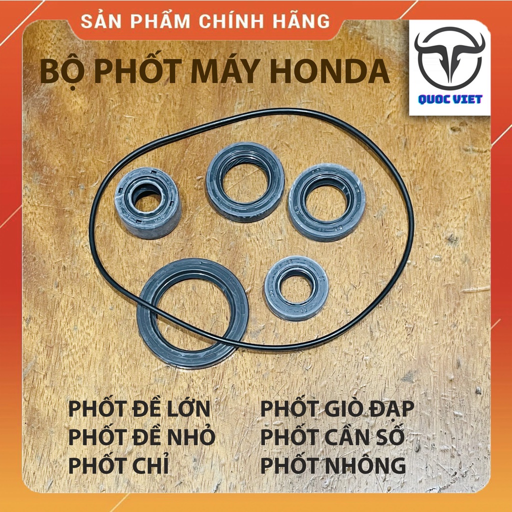 Phốt cần số (phớt cần số) xe Dream Wave 100, phụ tùng xe máy loại vòng đệm cao su TC 11.6*24*10
