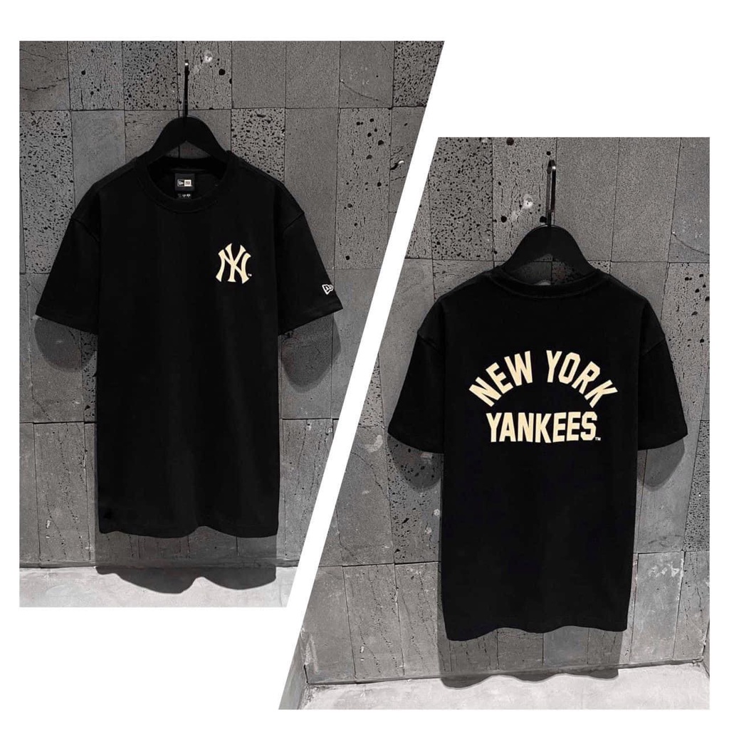 - Áo Thun New Era Heavy Cotton New York Yankees Black
