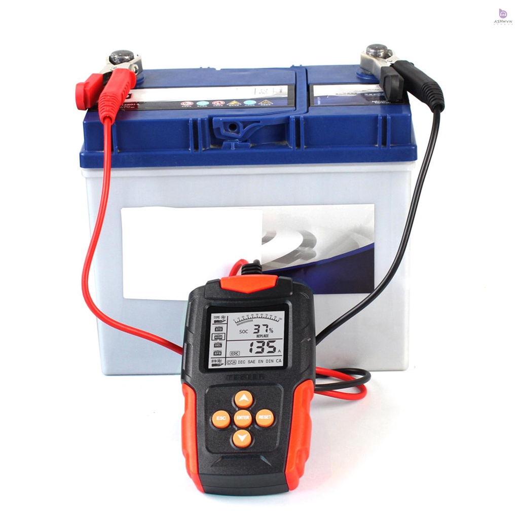 Máy Phân Tích Bình Ắc Quy Kỹ Thuật Số LCD 12V / 24V Cho Xe Hơi Xe Tải Xe Máy