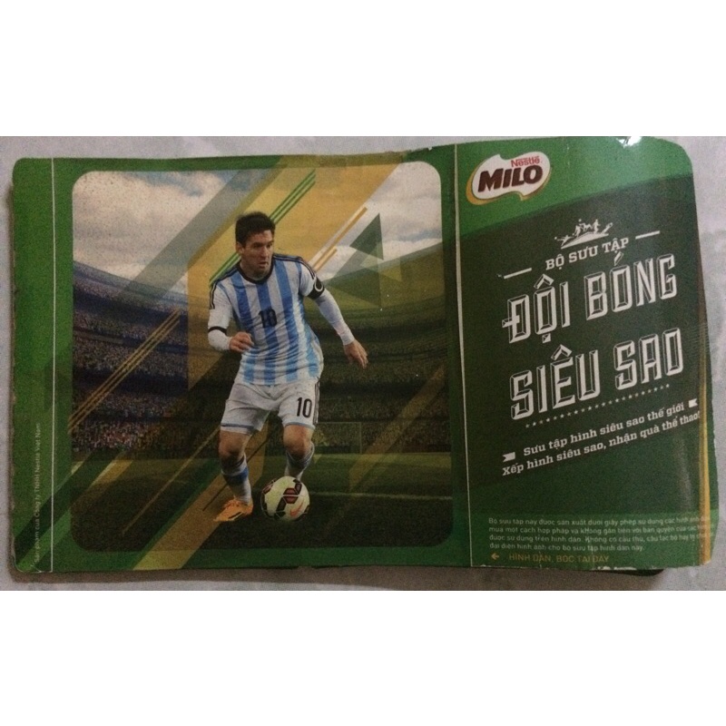 Thẻ cầu thủ bóng đá Lionel Messi