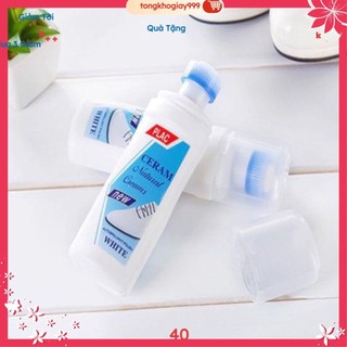 ✔️tongkhogiay999✔️Chai tẩy trắng giày dép túi xách Plac 100ml có đầu chùi, nước tẩy vết bẩn ố vàng, lọ dung dịch tẩy rửa