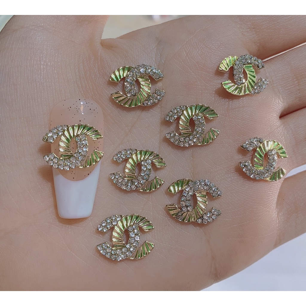 Charm nail lv,yls love nail gắn trang trí móng tay