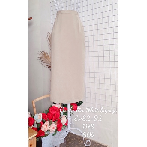 Chân váy dạ bigsize kiểu