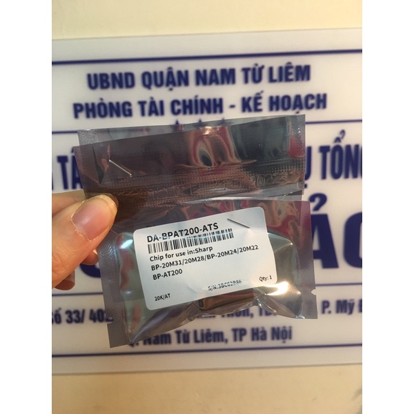 Chíp mực máy Photo Sharp BP-20M31 | BP-20M28 | BP-20M24 | BP-20M22 | BP - AT200 | 20m31 | 20m28 | 20m24 | 20M22 - MỚI