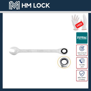 Cờ lê miệng vòng 2 chiều total - size 8, 10, 12, 13, 14, 15, 17, 17 - hàng chính hãng