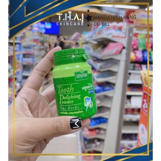 Bột tẩy trắng răng supaporn tooth polishing powder plus herbs thái lan