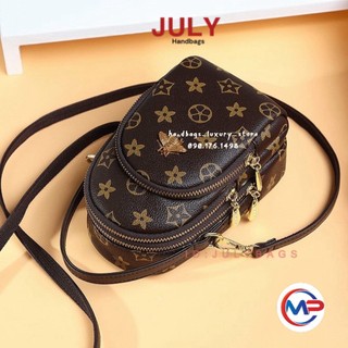 SALE Ba lô Hoa Nâu Hoạ Tiết Con Ong SHOP LUXURY