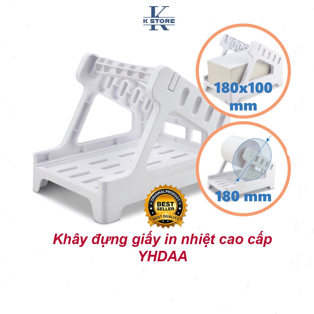 Khây đựng giấy in nhiệt, khây đựng giấy cuộn, đa năng, Khổ A6 trở xuống nhựa cao cấp YHDAA