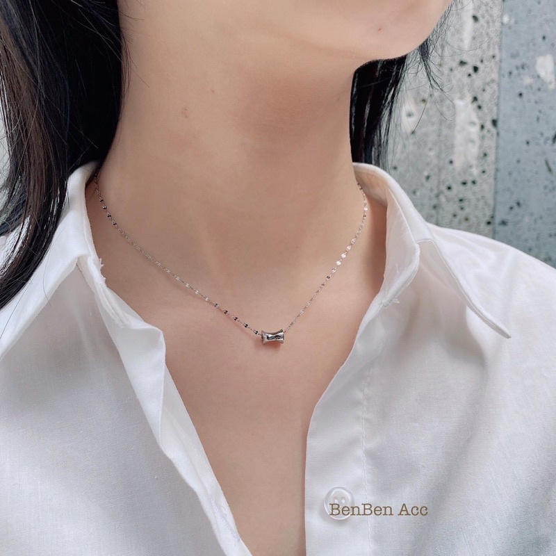 [benben.acc] Dây chuyền titan kiểu xoắn basic