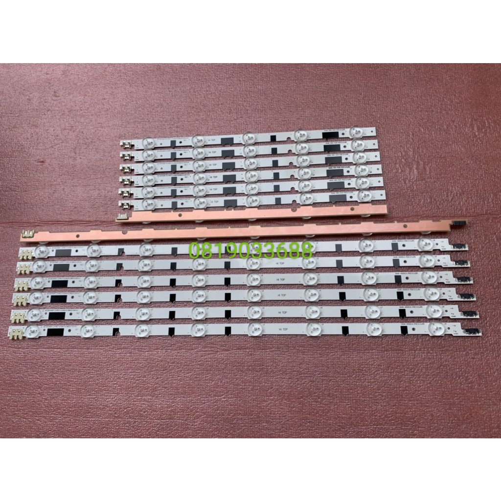 LED TIVI SAMSUNG 40F5000 40F5501 40F5500 40F6400, 2013SVS40F R5 L8 REV1.9 200418. HÀNG MỚI 100%, BỘ 7 THANH 13 BÓNG