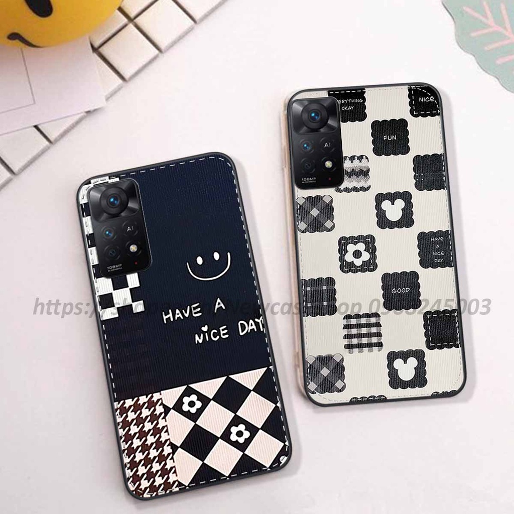 Ốp Xiaomi Redmi Note 11/11S/ 11S 5G/11Pro 4G-5G/11Pro 5GTQ in hình họa tiết thời trang Âu Mỹ