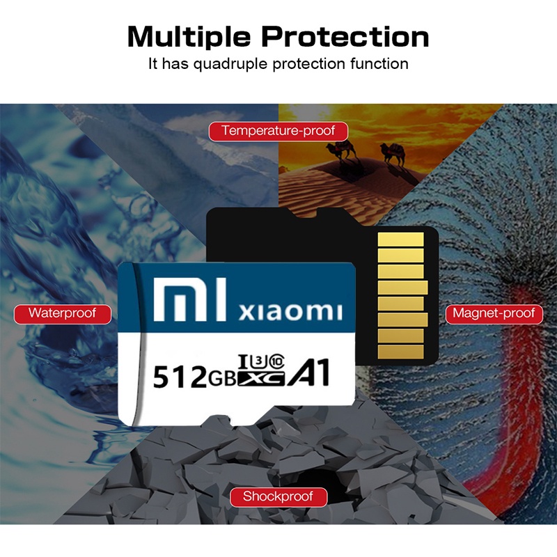 Thẻ Nhớ XIAOMI Class 10 Micro TF SD Card 32GB 64GB 128GB 256GB 512GB 1TB