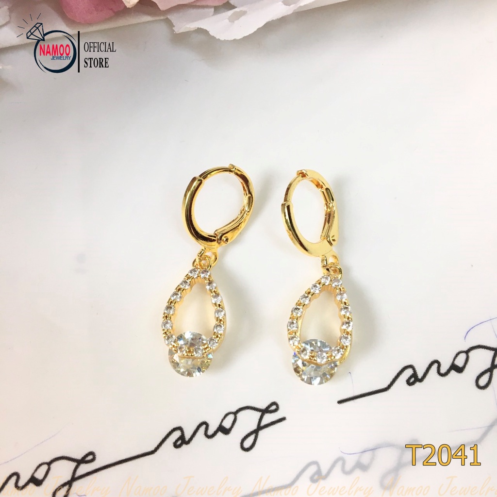 Bông Tai Nữ T2041 Đẳng Cấp Phái Đẹp Namoo Jewelry
