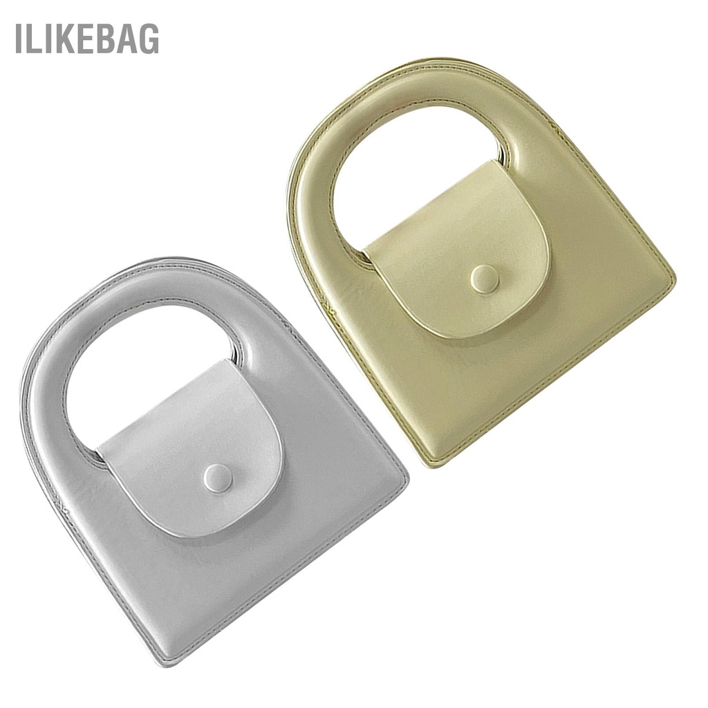 Có thể bán buôn Túi xách mini nữ tote nhỏ Da PU có dây đeo xích thể tháo rời Thiết kế từ tínhI likebag Hàng giao ngay