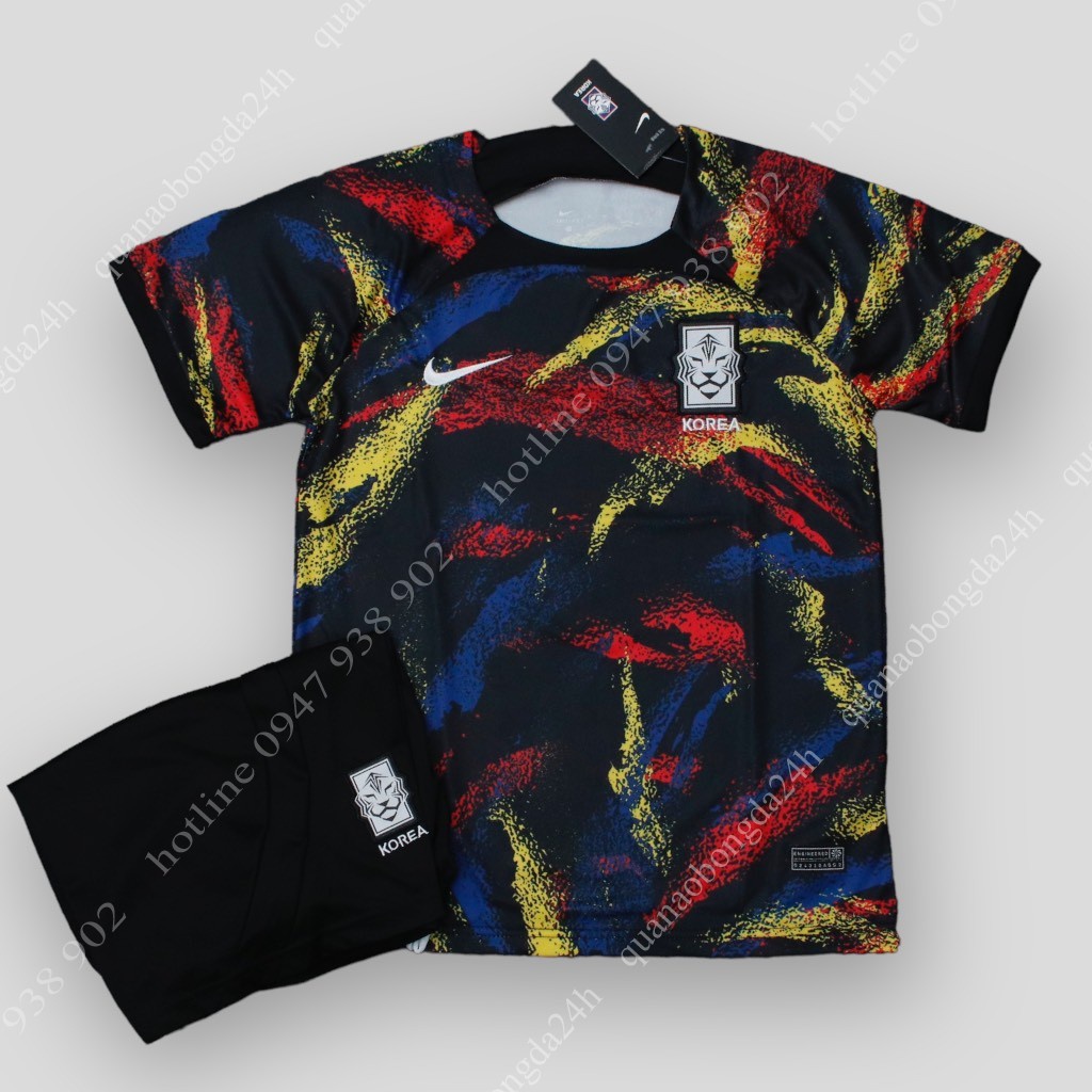 Bộ quần áo đá banh ĐT Hàn Quốc WC 2022_ Hàng cao cấp Thailand
