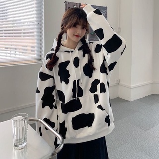 Áo Hoodie Nỉ Bò Sữa Chất Cotton MIKAY FASHION Unisex Basic Nam Nữ Oversize - AKN1MK
