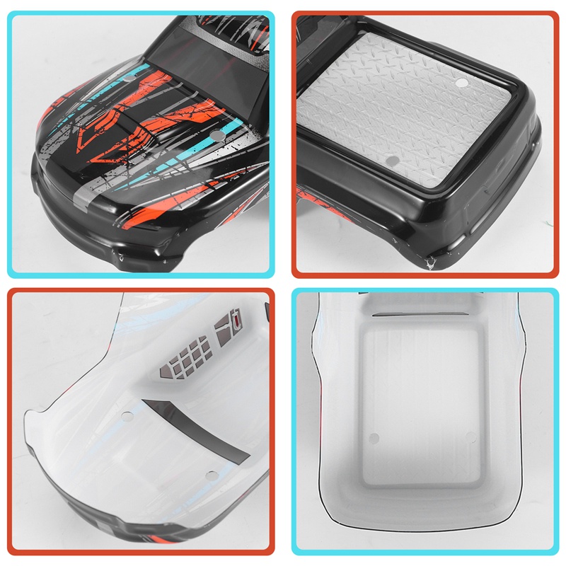 Vỏ thân xe RC cho HBX 16889 16889A Phụ tùng xe RC Phụ kiện nâng cấp