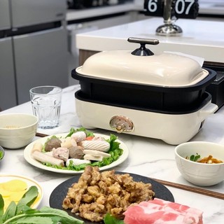 Nồi Bailesi nồi lẩu nướng đa năng chia ngăn - Một chút xinh
