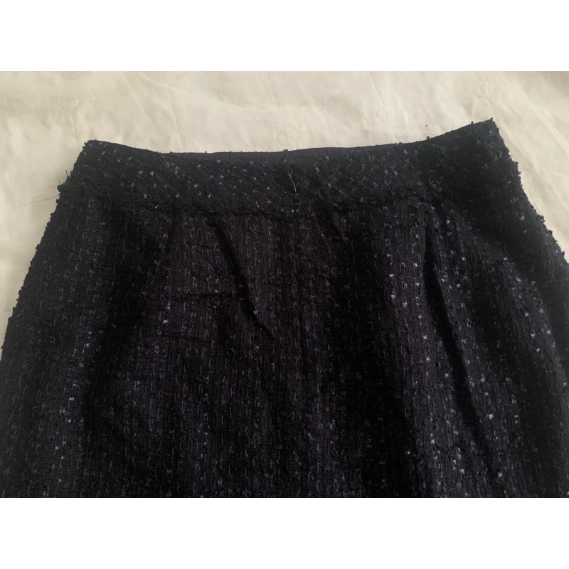 Chân váy bút chì V794 form ngắn chất dạ tweed dày dặn 2hand Nhật si tuyển ảnh thật