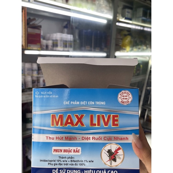 Thuốc Ruồi Max Live gói 15g Phun hoặc Rắc