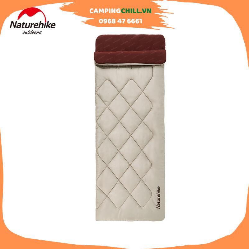 TÚI NGỦ COTTON NÉN, TÚI NGỦ ĐƠN GLAMPING CẮM TRẠI DÃ NGOẠI NATUREIHIKE CNH22SD005