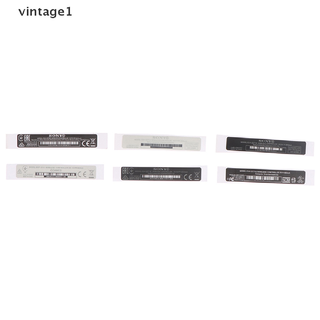 Set 1  5 Miếng Dán Hình Dán Mã Vạch Cho Tay Cầm Điều Khiển PS4