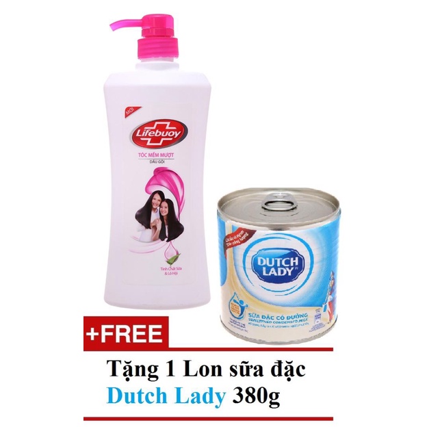 Dầu gội Lifebuoy tóc mềm mượt 640g - XANH