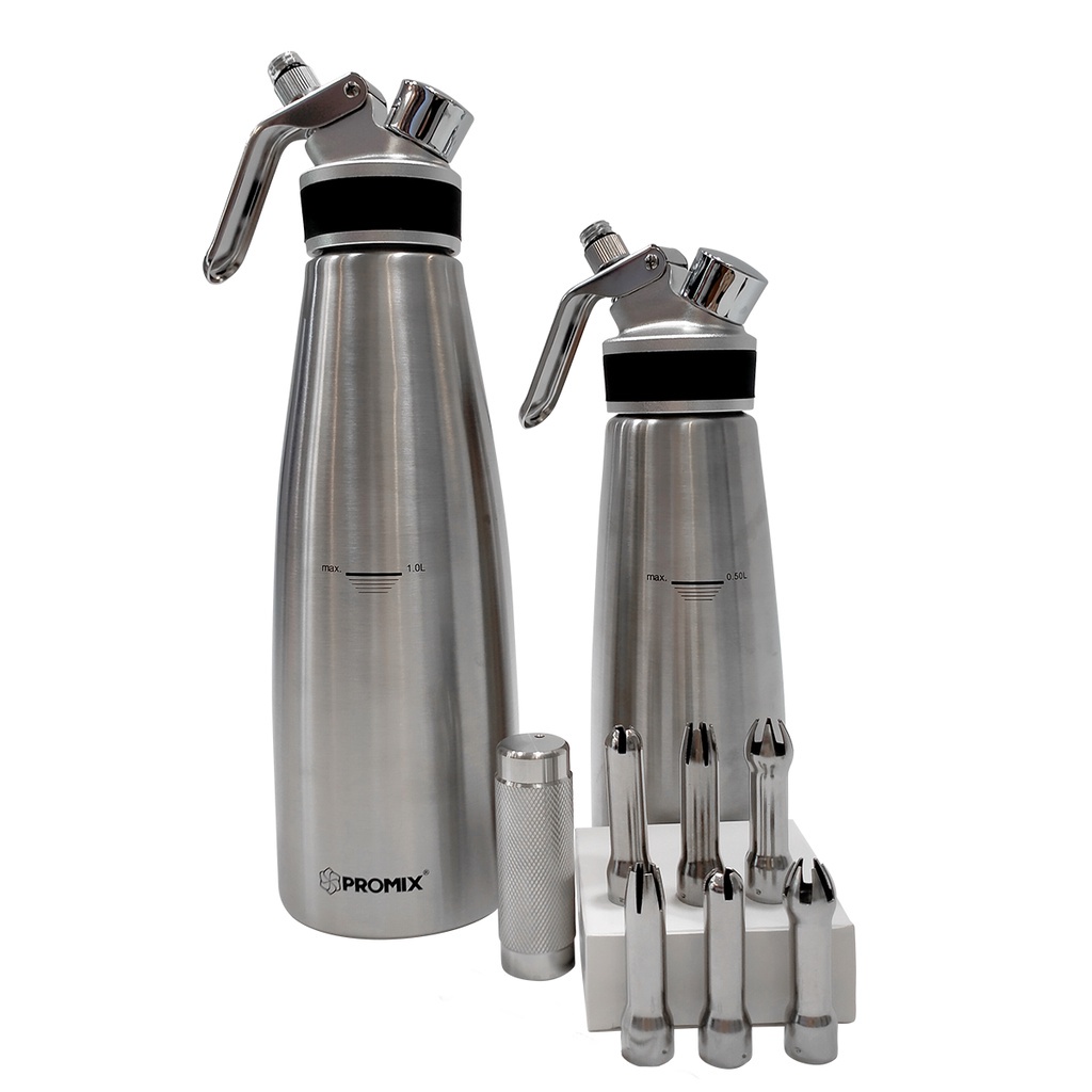 Bình xịt kem tươi Promix 500ml và 1000ml   tiện dụng và bền - Hàng chính hãng bảo hành 12 tháng