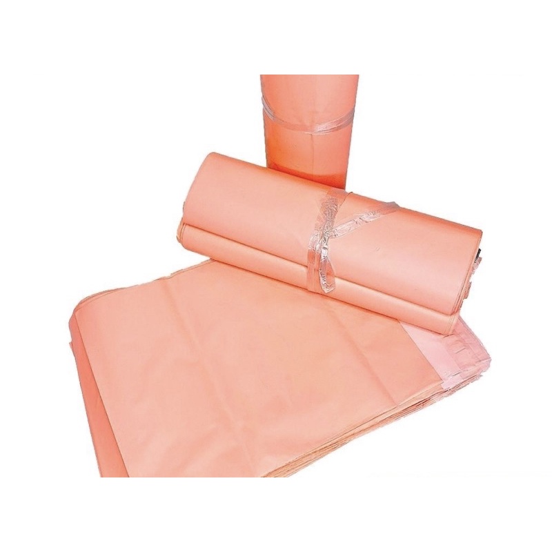 Túi niêm phong gói hàng màu hồng đào, xanh pastel 15x22, 20x30cm