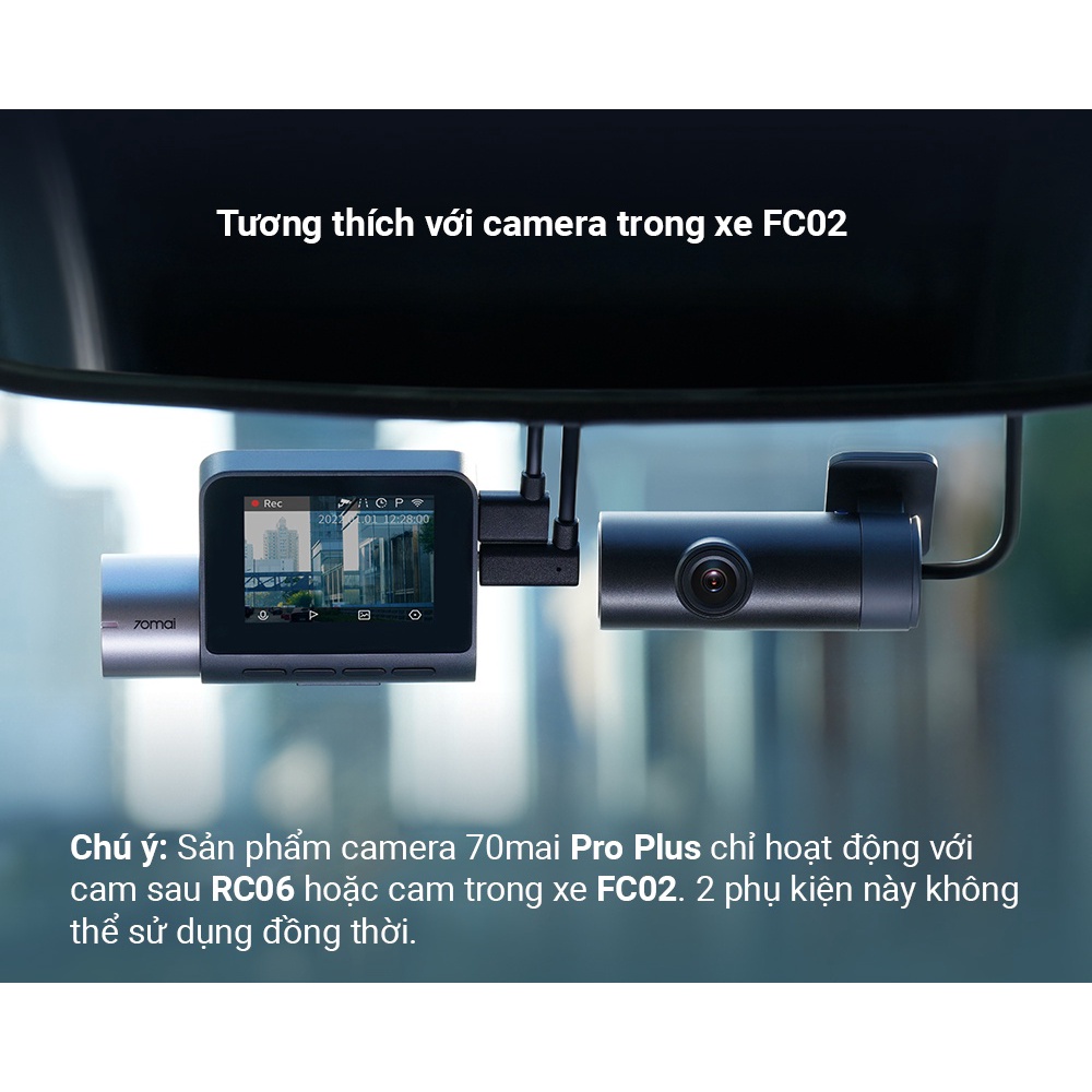 [QUỐC TẾ] Camera hành trình Xiaomi 70mai Dash Cam Pro Plus A500S 1944P - Camera hành trình oto 70Mai A500s