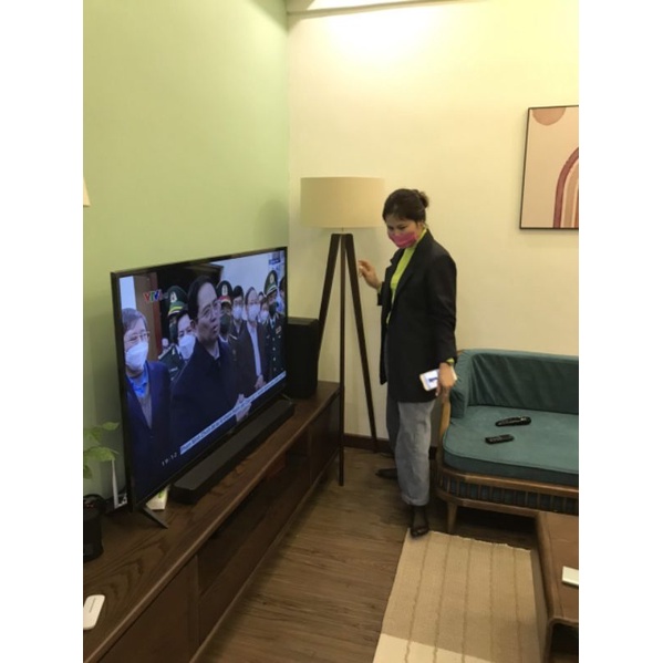 Đèn sàn gỗ tự nhiên hiện đại- thân thiện môi trường- trang trí phòng khách, home stay