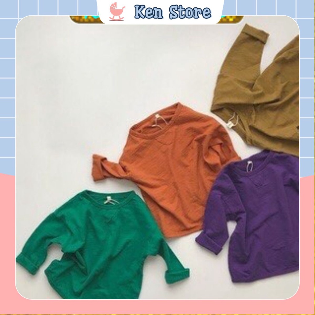 Áo Thu Đông Dài Tay Cho Bé Trai Và Bé Gái Cân Nặng Từ 8 Đến 28 Kg Áo Thun Ken Store