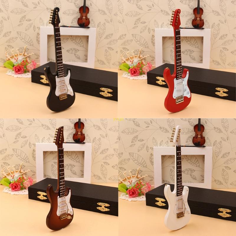 Mô Hình Đàn Guitar Mini Kèm Giá Đỡ Và Phụ Kiện