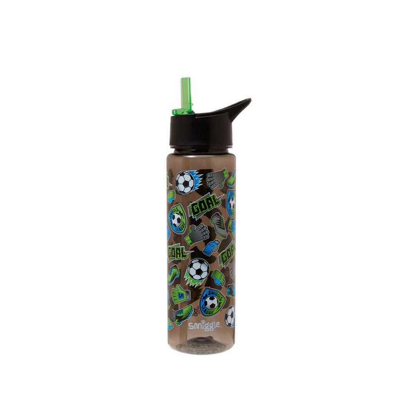 Bình Đựng Nước Smiggle Vibin Spout Plastic Drink Bottle 750Ml Black - IGL449209BLK