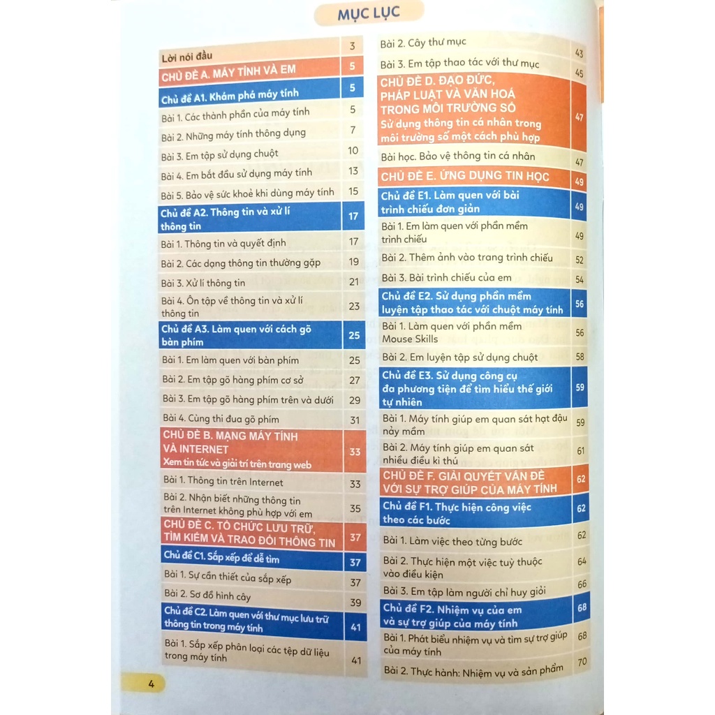 Sách giáo khoa Tin học 3- Cánh Diều