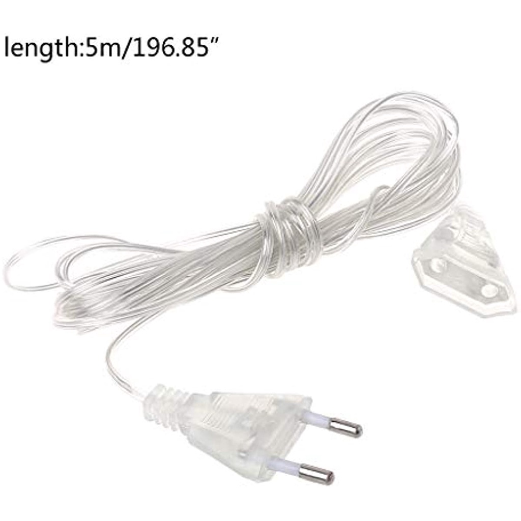 1 Dây Cáp Nối Dài Cho Đèn LED Trang Trí 5M 220V ruiyan