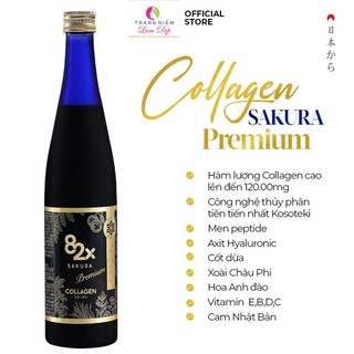 Nước Uống Đẹp Da 82x Sakura Collagen & Placenta Dưỡng Da từ Nhật Bản