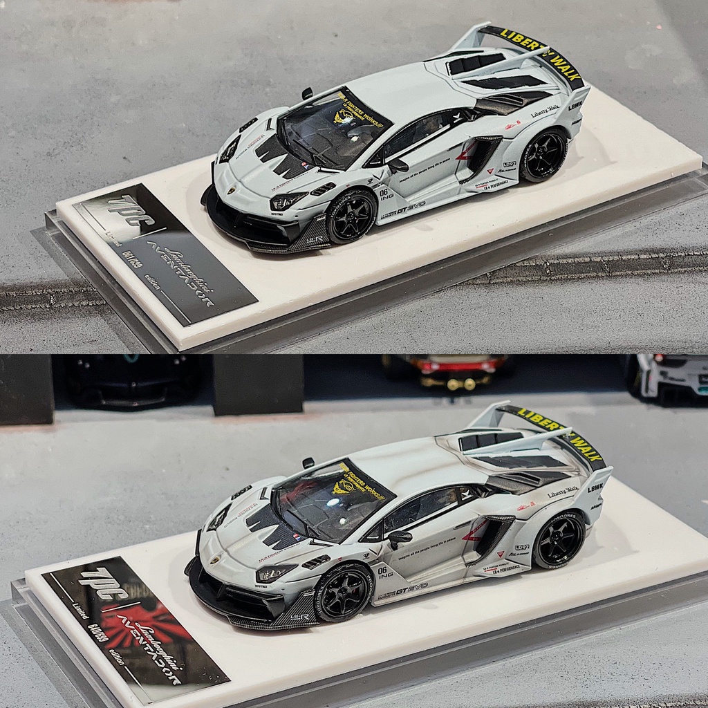 XE MÔ HÌNH LAMBORGHINI AVENTADOR LBW GT,TỶ LỆ 1/64 TPC