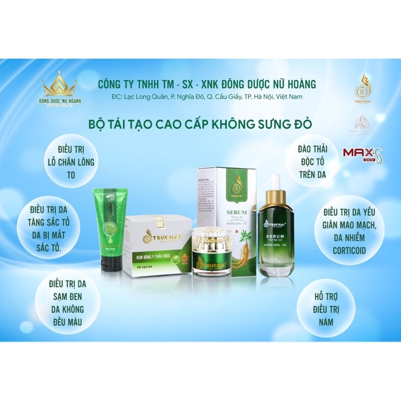 Voucher 50k - Mỹ phẩm Trúc Mai - Combo Tái tạo dành cho da nám