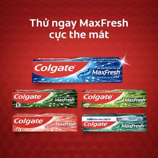 Kem đánh răng Colgate 225g MaxFresh/ Bạc Hà. Colgate trẻ em 80g từ 3_9 tuổi
