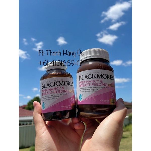 Vitamin tổng hợp cho mẹ bầu Blackmores Pregnancy And Breast Feeding Gold nâng cao sức khỏe
