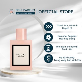 Nước hoa nữ Gucci Bloom Hương hoa nhài hoa huệ trắng tinh tế thanh lịch cuốn hút