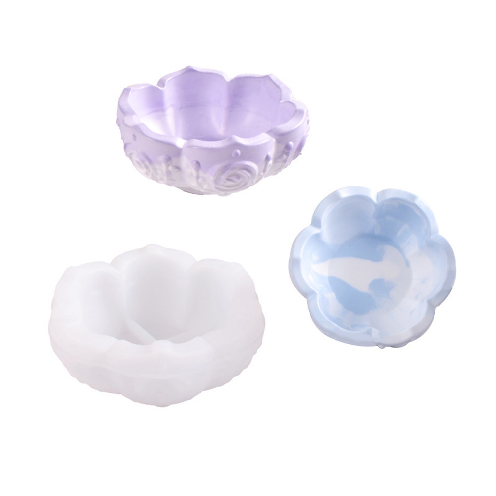 Khuôn Silicon Làm Bình Hoa Hồng / Xi Măng / Xi Măng Resin UV Thủ Công DIY Phong Cách Mới