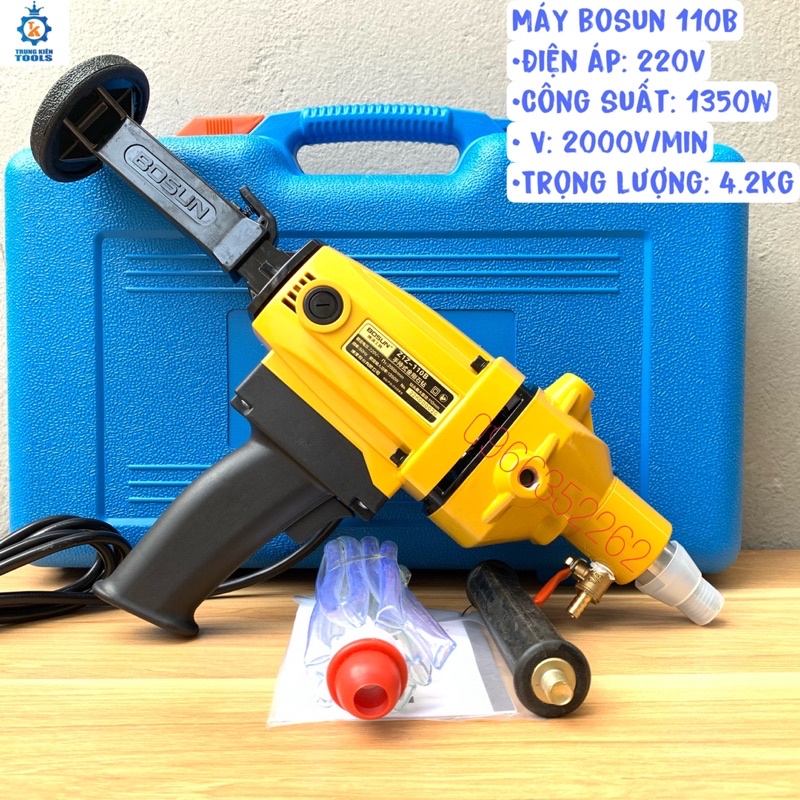 Khoan rút lõi BOSUN110 - Có CÔN TRƯỢT CHỐNG VẢ