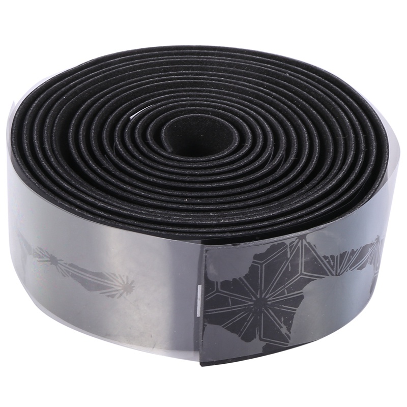 Băng Quấn Tay Lái Xe Đạp 3Mm Bằng Da Pu Chống Trượt Màu Đen