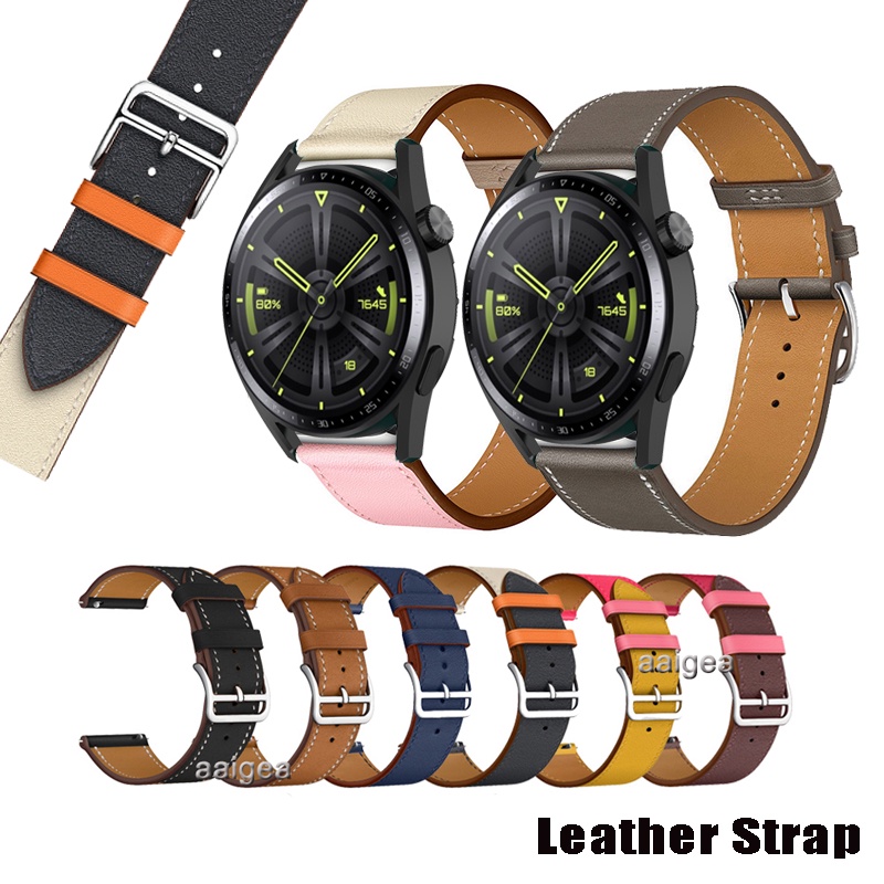 Dây Đeo Bằng Da pu 20mm 22mm Cho Đồng Hồ huawei watch gt4 gt3 pro gt2 42mm 46mm gt 2 2e 3 se / honor magicwatch 2