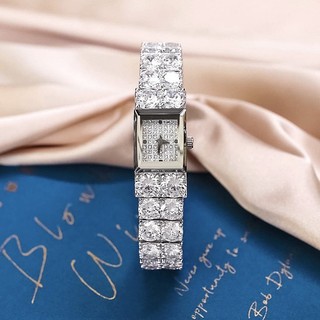 Đồng hồ nữ xcer dây đính đá 15x19mm silver